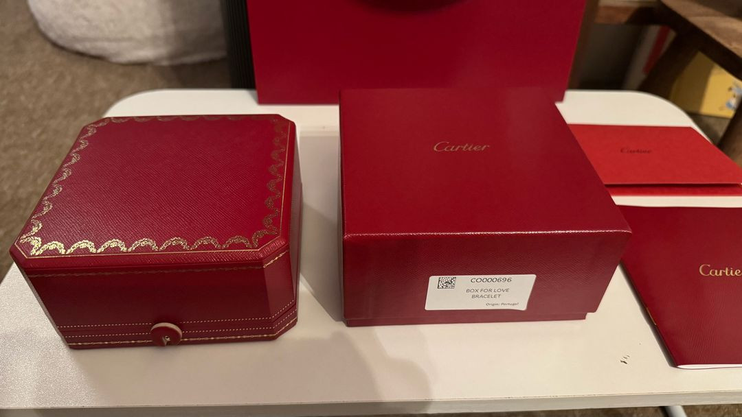 정품 까르띠에 러브팔찌 케이스 세트 무배--1