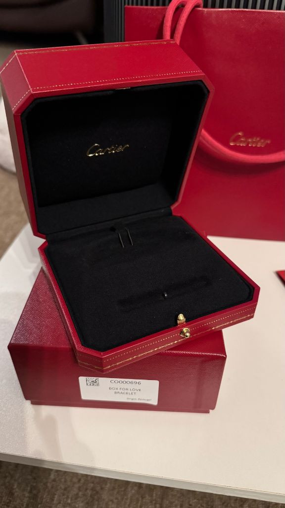 정품 까르띠에 러브팔찌 케이스 세트 무배--6