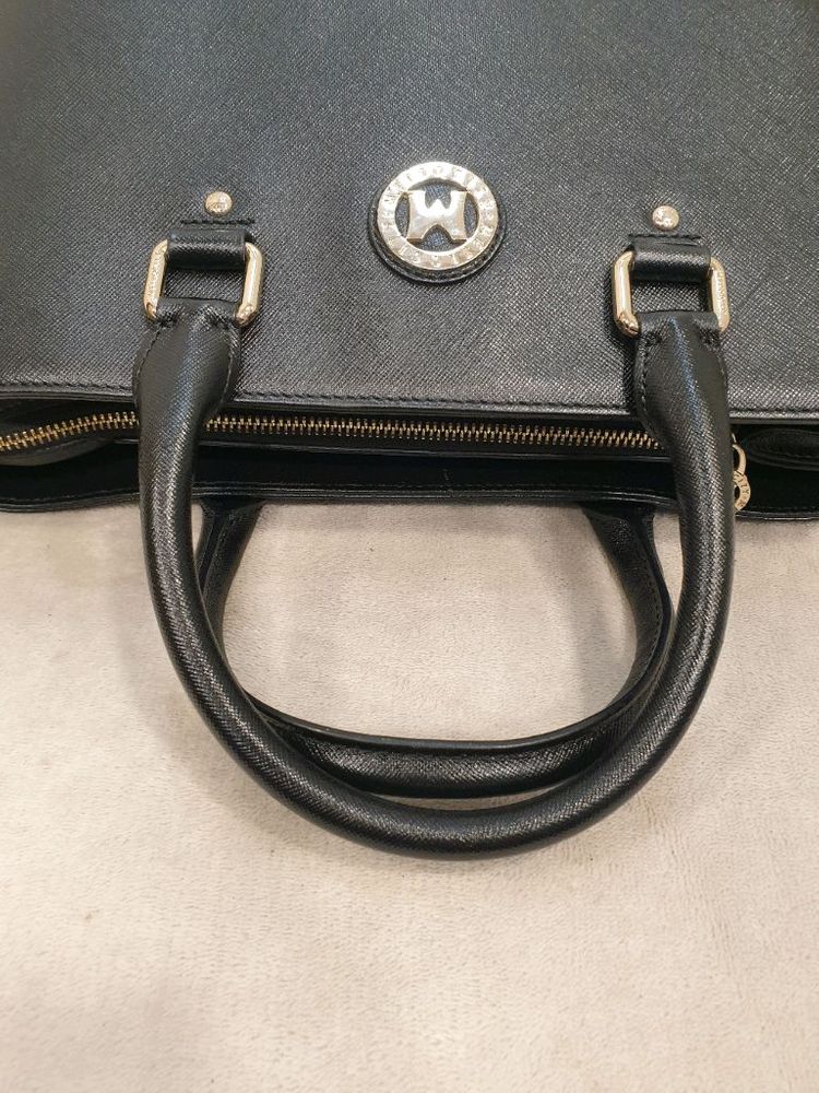 메트로시티 블랙 토트백--3