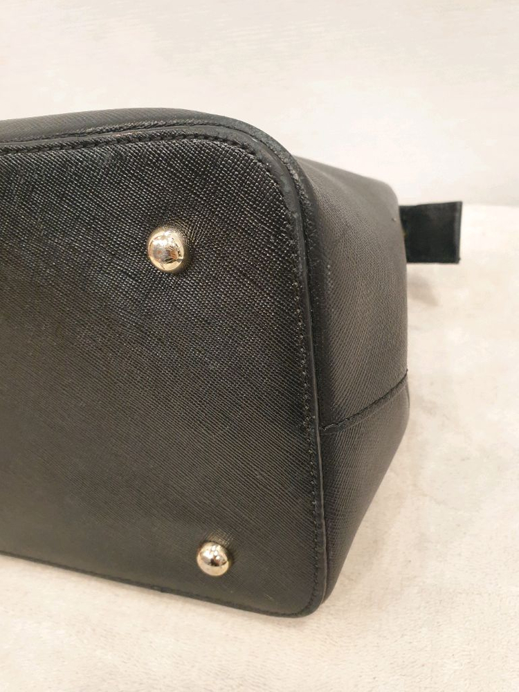 메트로시티 블랙 토트백--5