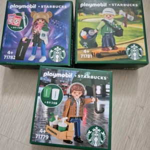 스타벅스 플레이모빌 니나 피터 버디킴 새상품 판매