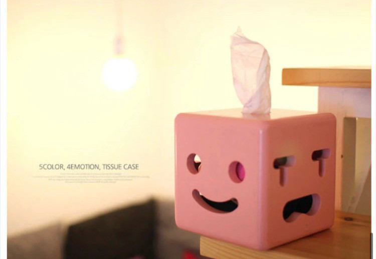 (새상품) 이모션 큐브 티슈케이스 (가격내림)--2