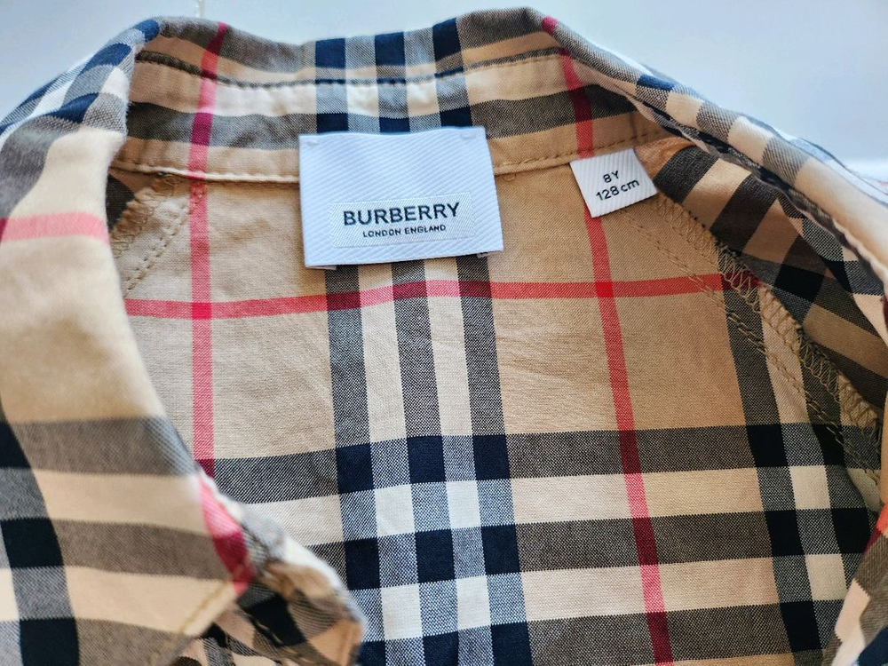 버버리키즈 셔츠 원피스 8y정품--1