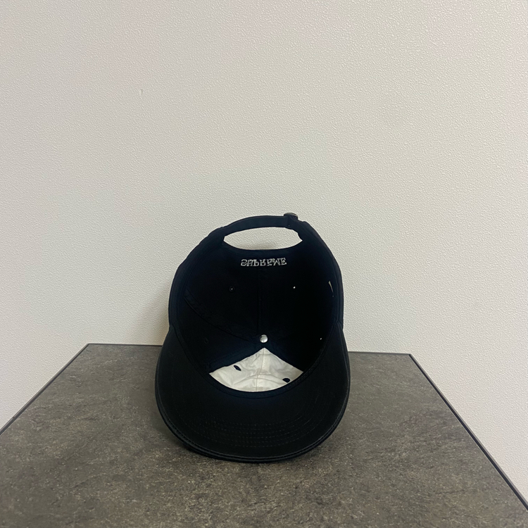 (OS) 슈프림 6패널 볼캡 모자 워시드 블랙--4