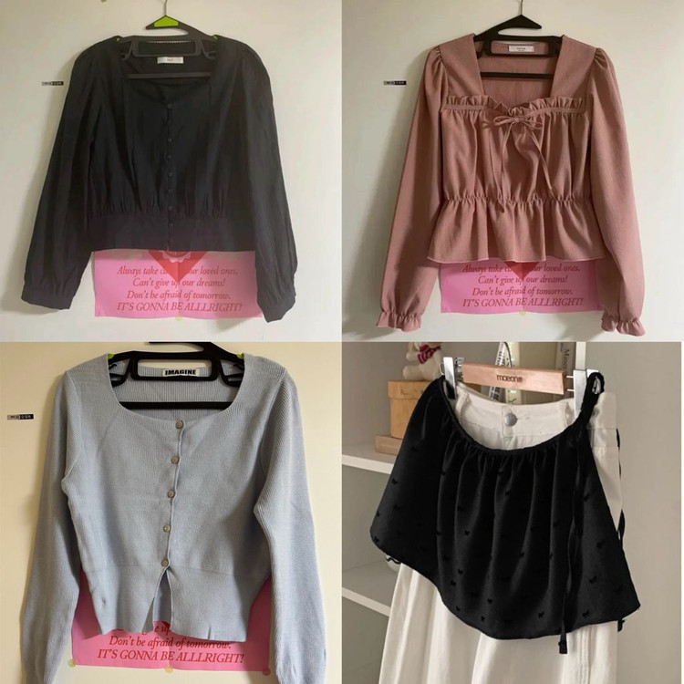 20종 이상 의류 일괄 급처 처분 에이블리 지그재그 데일리 의류박스--4