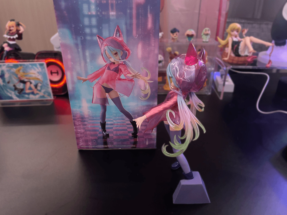 노게임 노라이프 시로 레인코트 피규어--2