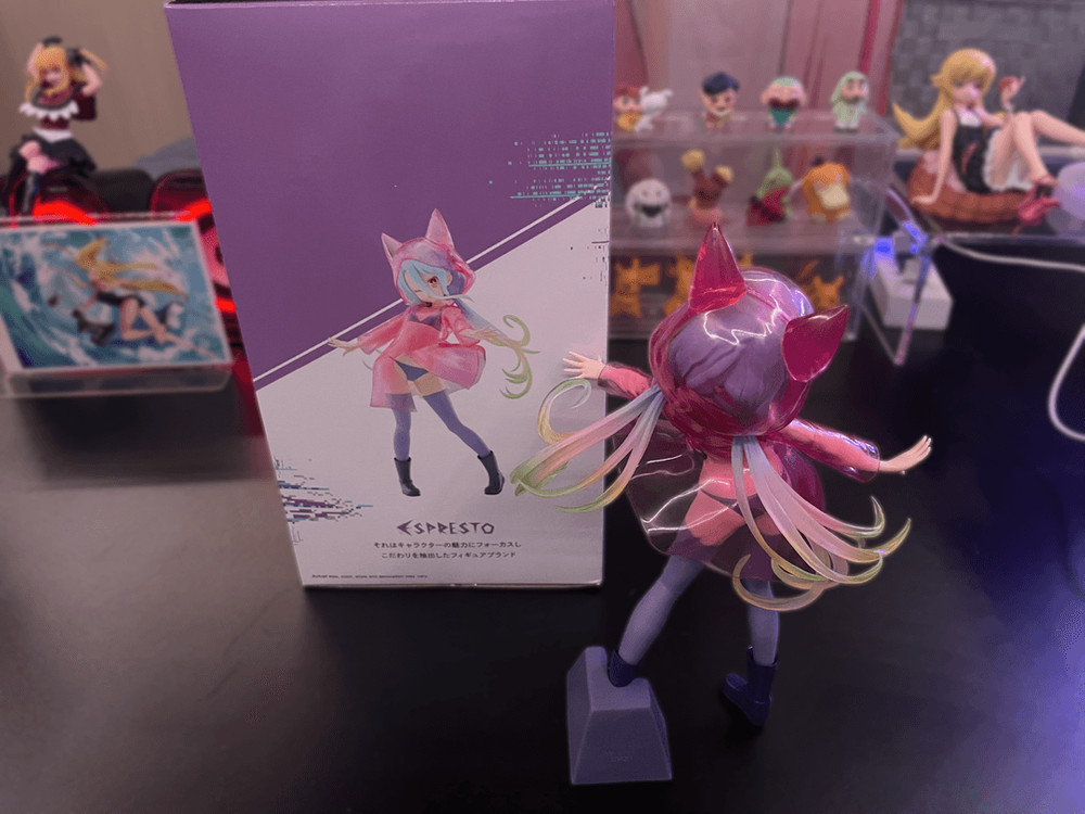 노게임 노라이프 시로 레인코트 피규어--3