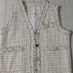 YOIYBABY 아이보리 트위드 조끼