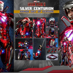 핫토이 MMS618D43 1/6 아이언맨3 16 실버 센츄리온 마크33