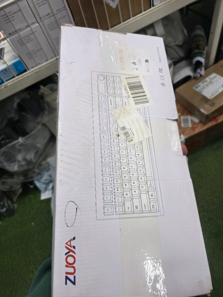 새상품 ZUOYU GMK87 기계식 키보드 키트 화이트--8