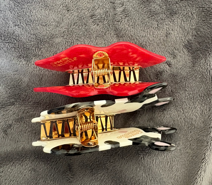 쿠쿠수제뜨 집게핀 2개 새상품--3