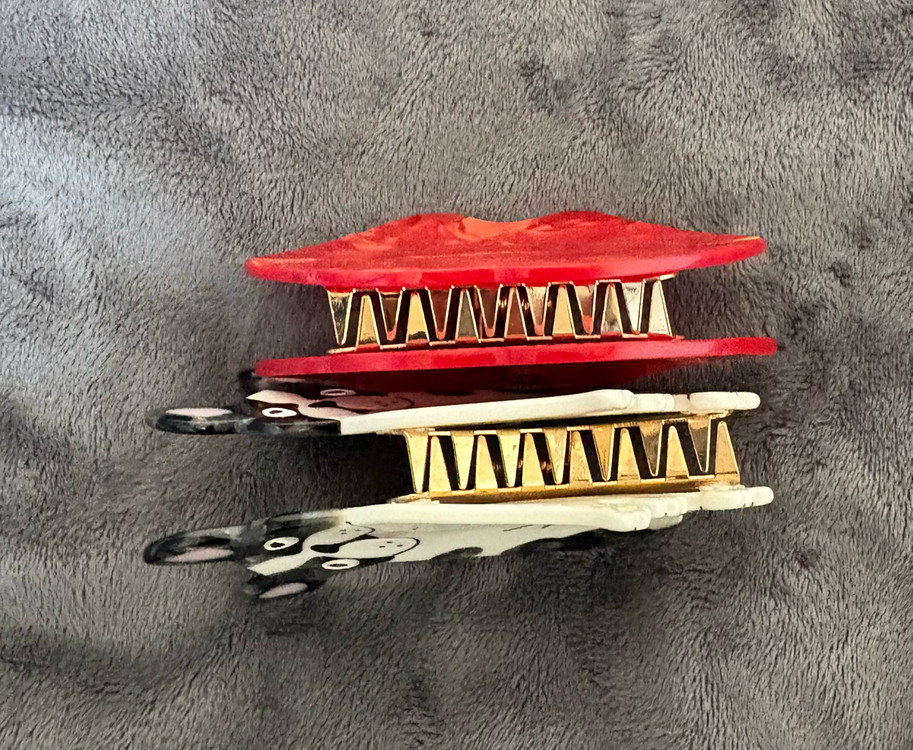 쿠쿠수제뜨 집게핀 2개 새상품--4