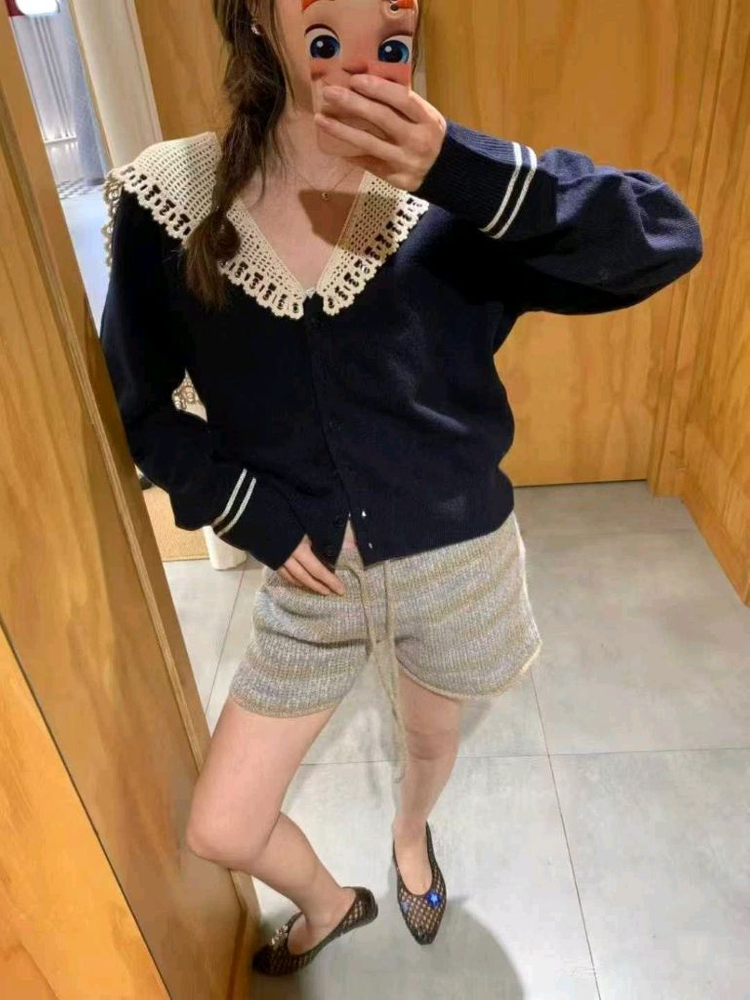 수입 세라 숄 가디건(새상품)--2