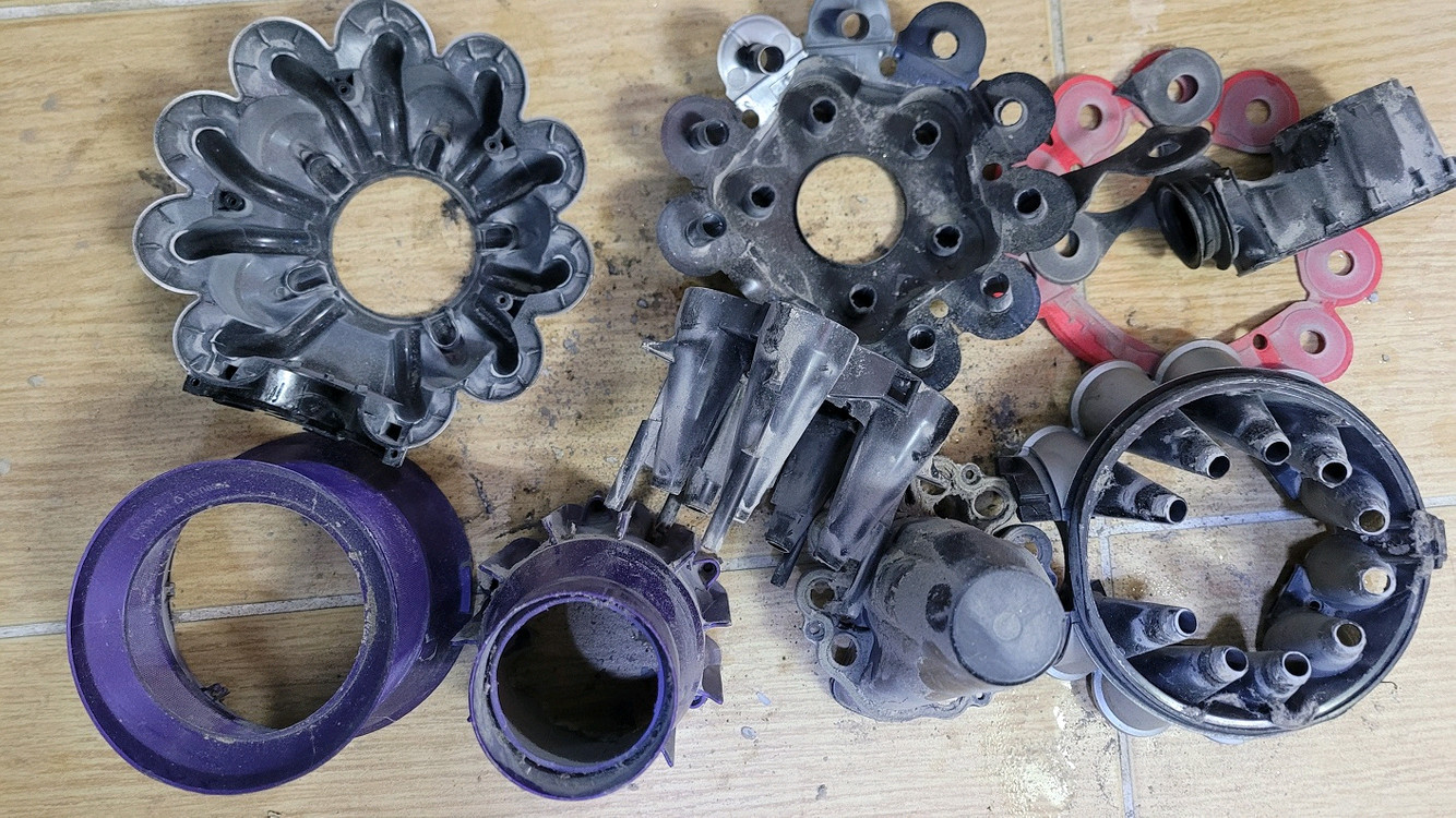 다이슨 무선 청소기 V6용 모터뭉치와 싸이클론 - 개별판매--8