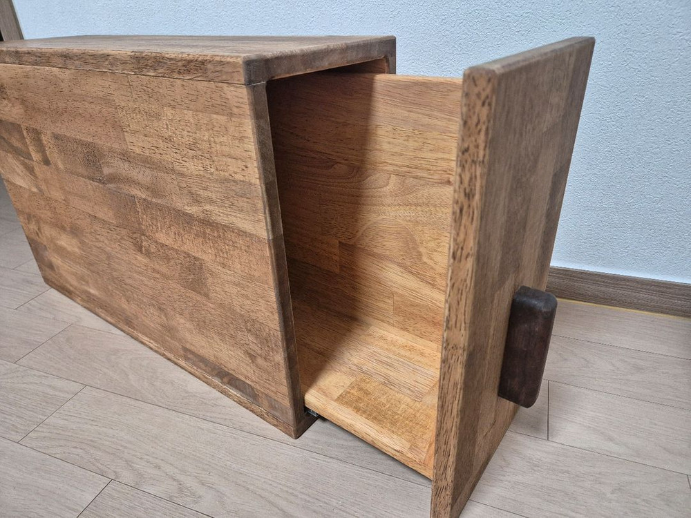 고무나무 원목 서랍장, 화분받침등 나무제품 판매(DIY)--4