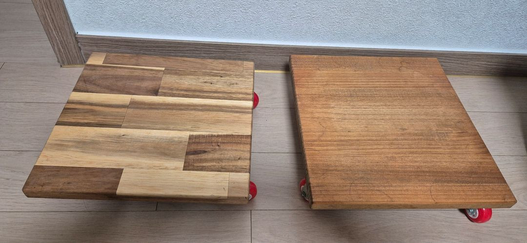 고무나무 원목 서랍장, 화분받침등 나무제품 판매(DIY)--7