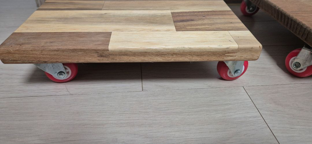 고무나무 원목 서랍장, 화분받침등 나무제품 판매(DIY)--8