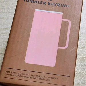 스타벅스 미니어처 텀블러 키링 핑크 판매합니다