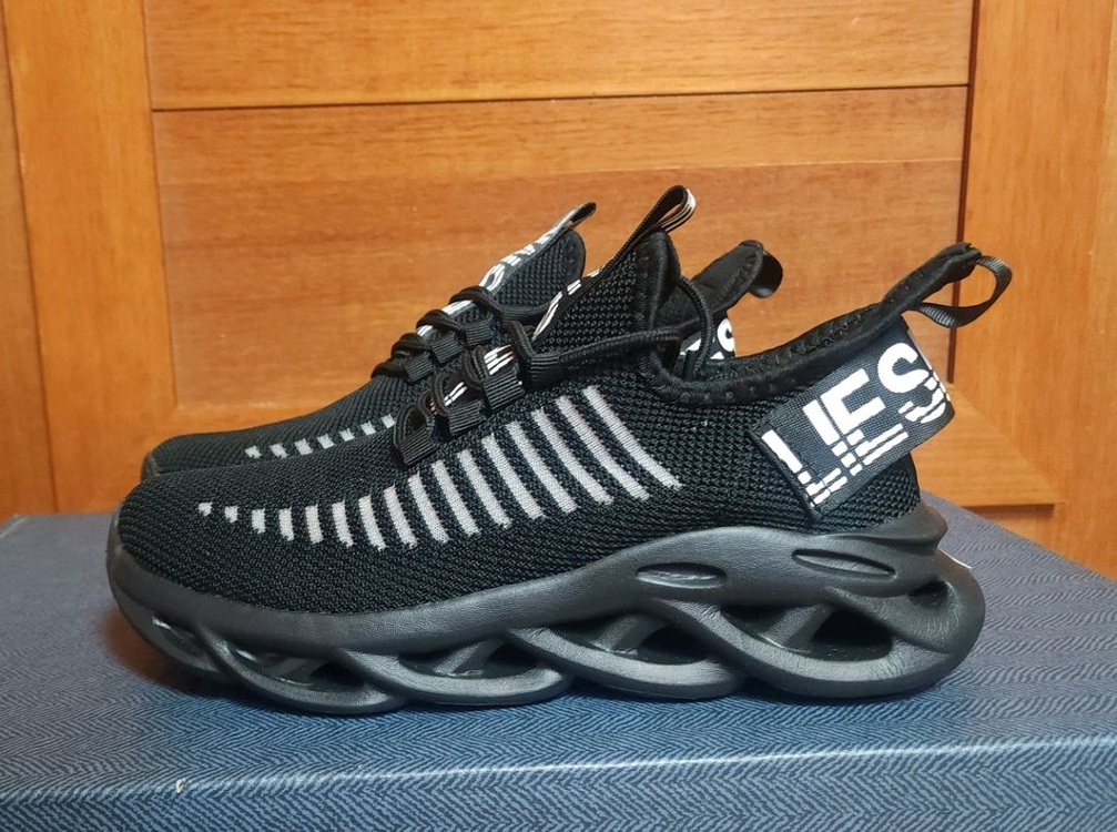 키높이 경량 255 운동화 새상품 니트 런닝화--2