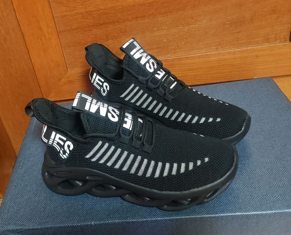 키높이 경량 255 운동화 새상품 니트 런닝화--3