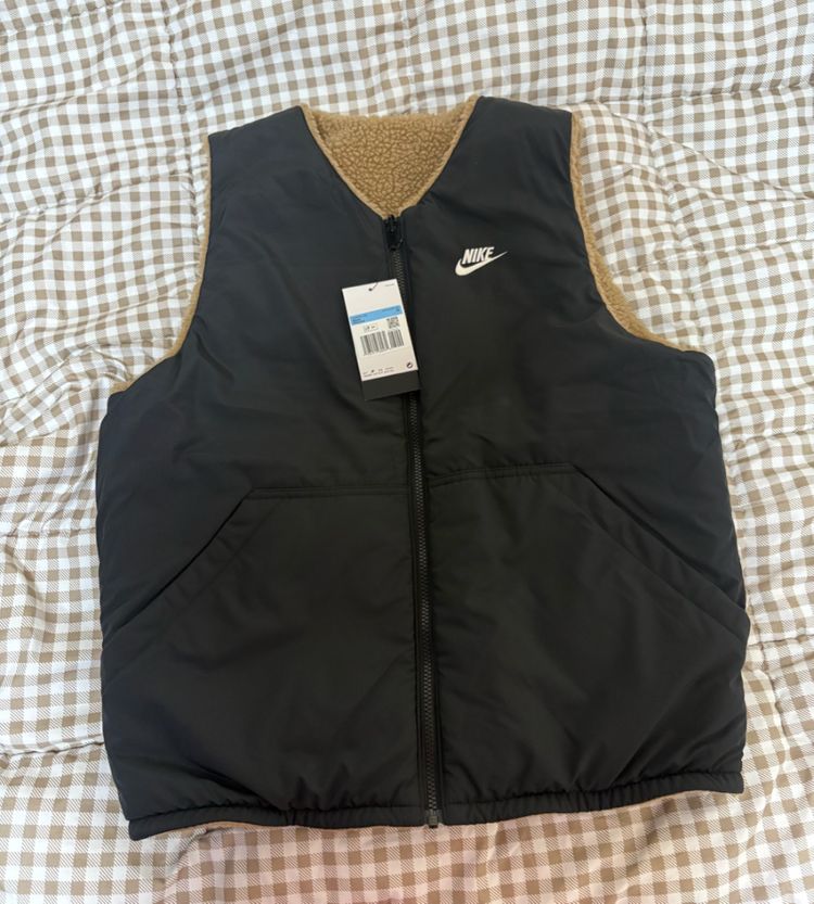 나이키 쉐르파 양면조끼 새상품--1