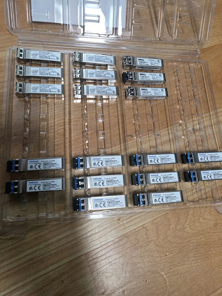 FINISAR Intel Dell SFP+ 광모듈 (19개 일괄로팝니다)--5