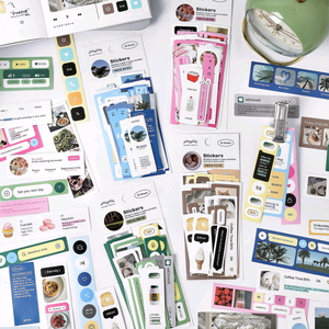 다꾸 스크랩 인스타 감성 키치 레터링 미니 데일리 조각 스티커_0059