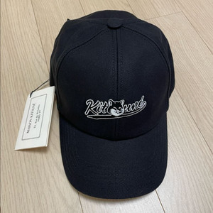 메종키츠네 폭스 로고 볼캡 모자 블랙 새제품