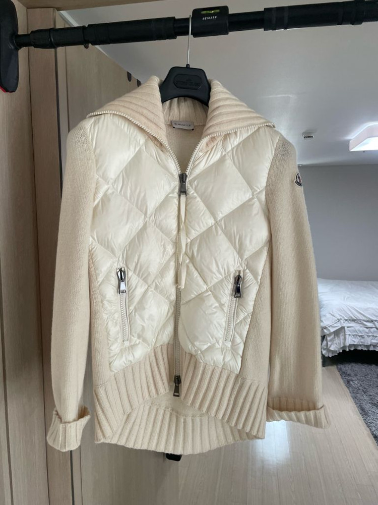 몽클레어 니트가디건패딩 xs여성사이즈--1