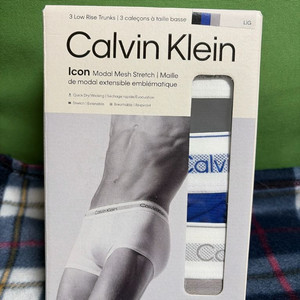 캘빈클라인 아이콘 모달 3팩 남성 팬티 L사이즈