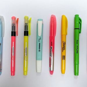 스타빌로/샤피/펜텔/모나미/자바 형광펜 8개