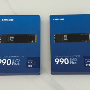 삼성전자 990 EVO Plus M.2 NVMe 2TB 판매 합니다.