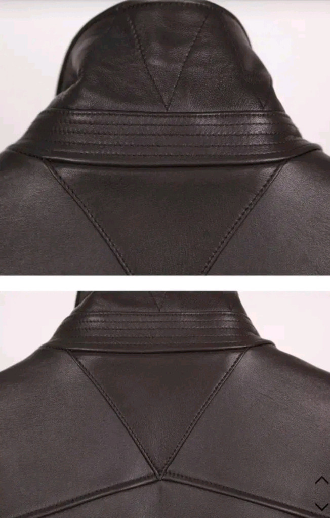 주카스페이스 보테가베네타st 트라이앵글 레더 자켓 점퍼--7