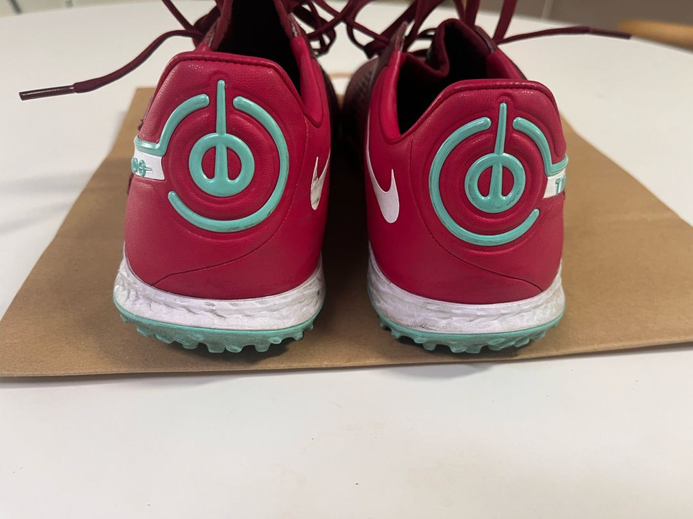 나이키 티엠포 송아지 가죽 풋살화 260사이즈--5