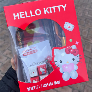 세븐일레븐 헬로 키티 키캡키링(미개봉) 대구직거래가능 이미지