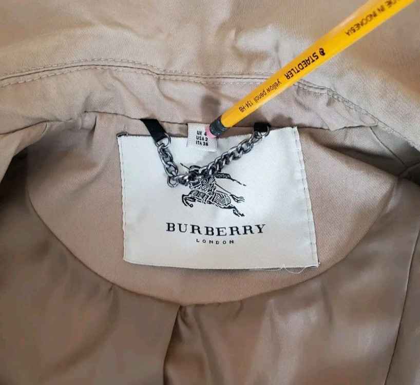 버버리 트렌치코트 UK4(55)--8