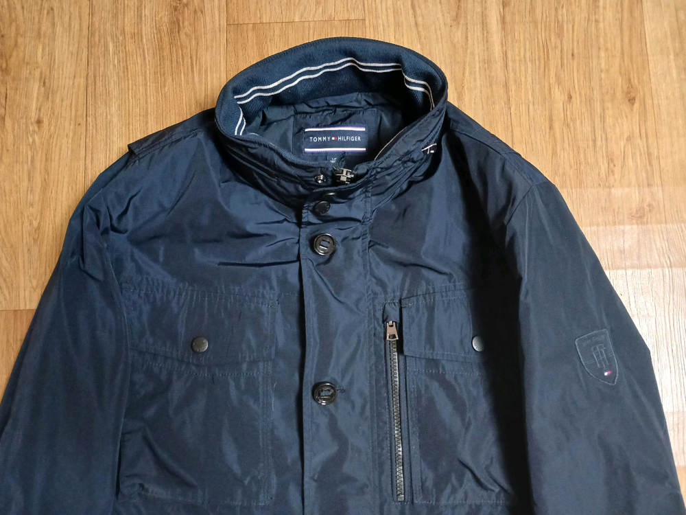 타미힐피거(정품) 남성 자켓 (네이비) (100) (상태 최상급) (깨끗하고 좋아요)--1