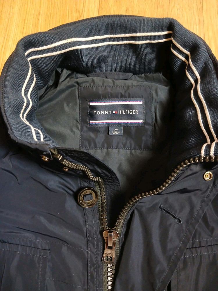 타미힐피거(정품) 남성 자켓 (네이비) (100) (상태 최상급) (깨끗하고 좋아요)--3