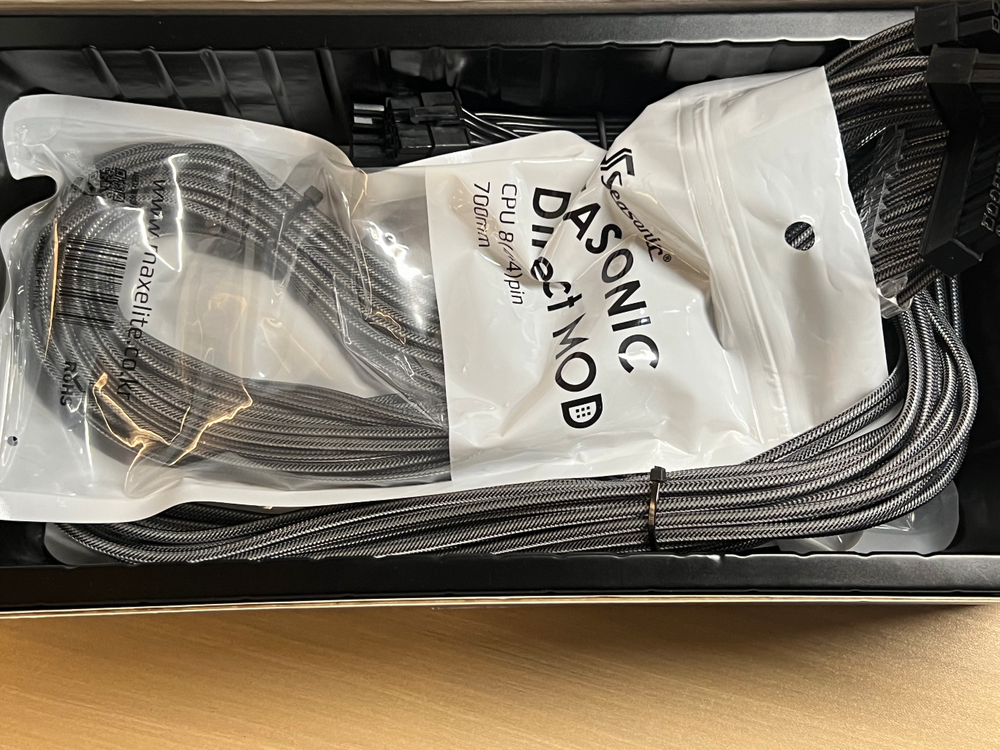 시소닉 PRIME GOLD GX-1300 풀모듈러,슬리핑케이블 1300W--7