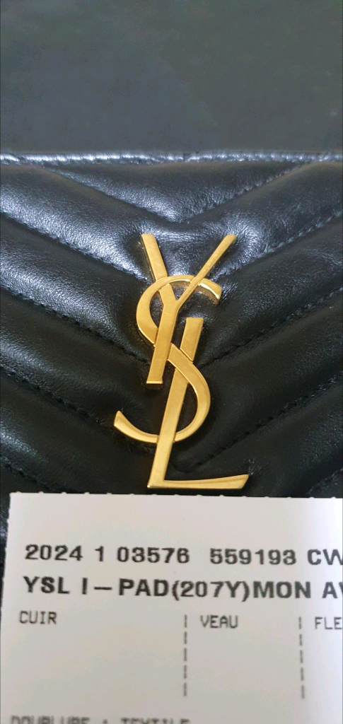 입생로랑 생로랑 뉴미듐 클러치백 정품S급(보증서O)구찌프라다루이비통디올고야드샤넬셀린느보테가생로랑발렌시아가버버리가방--4