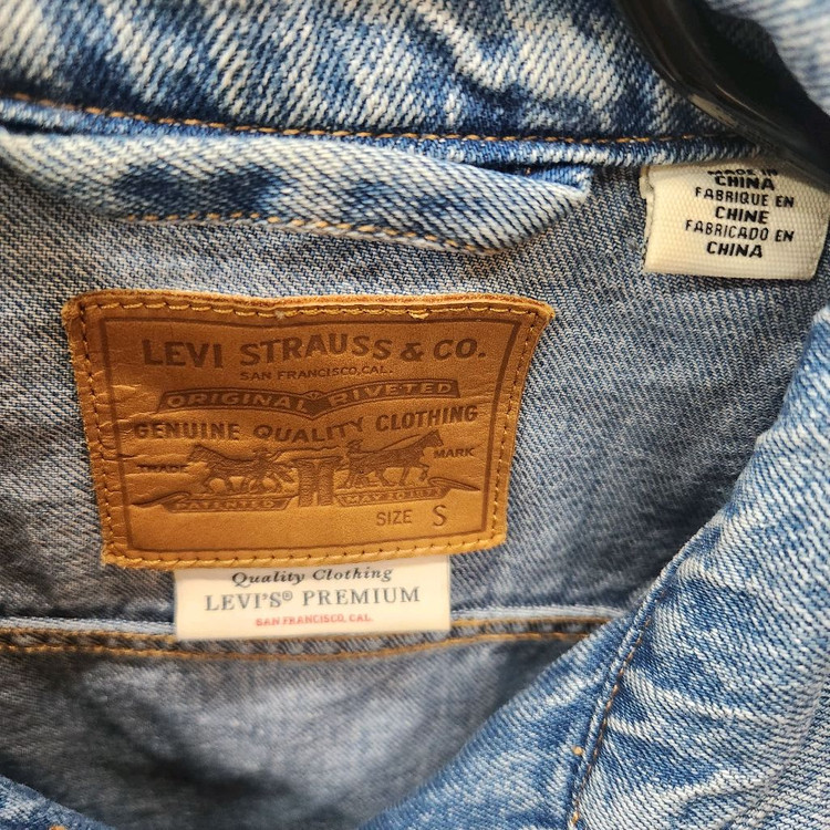 리바이스 프리미엄 투포켓 데님 베스트 S(M) 남여공용 이미지