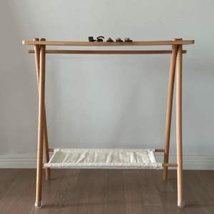 캠핑 원목 인디언 행어