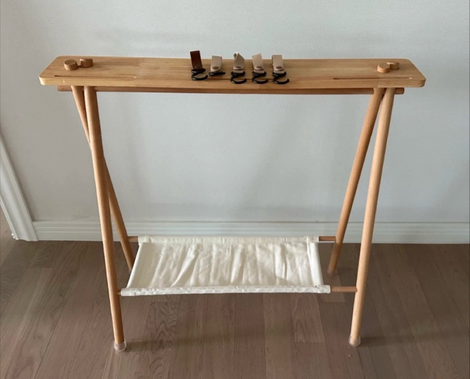 캠핑 원목 인디언 행어--1