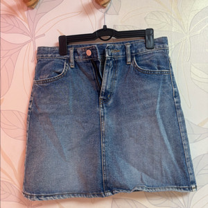 연청 데님 스커트 L