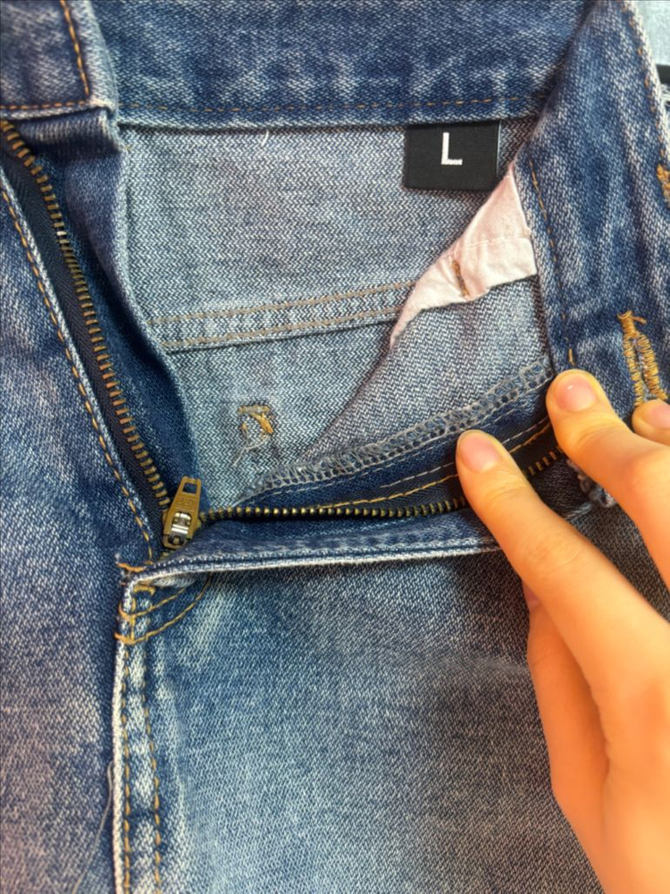 연청 데님 스커트 L--2