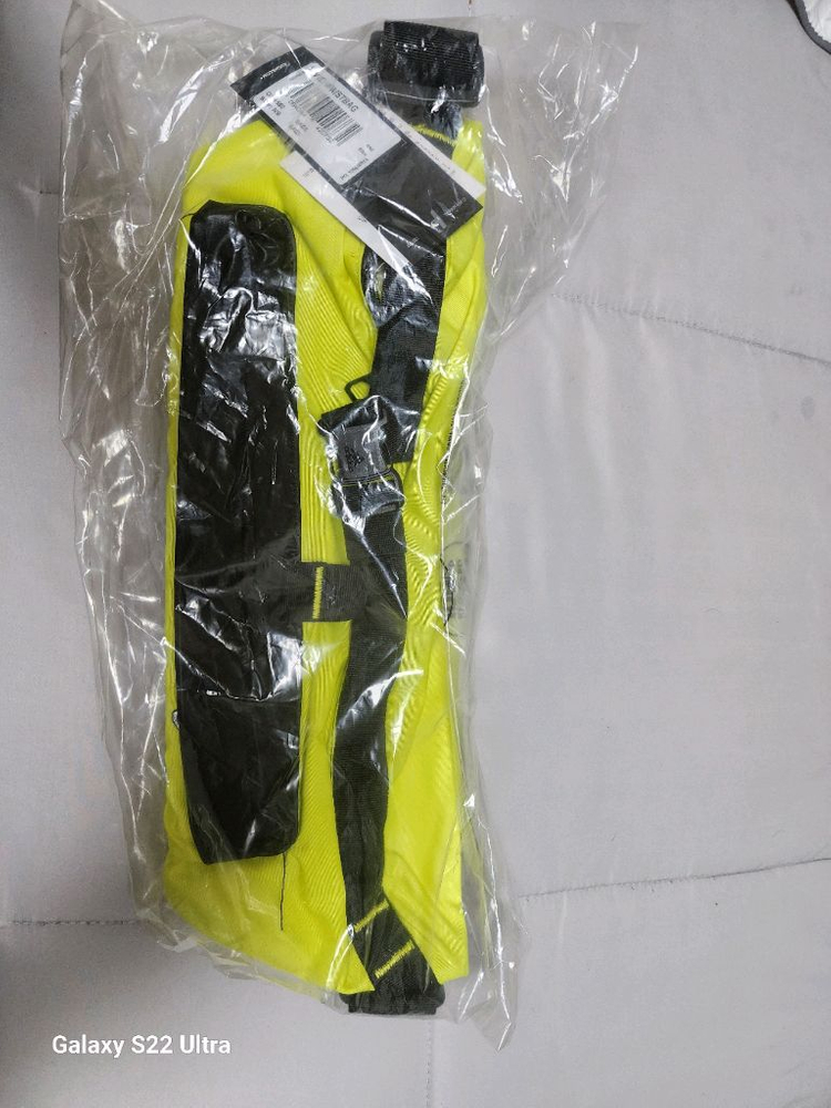 아디다스 네온 옐로우 웨이스트백 새상품--1