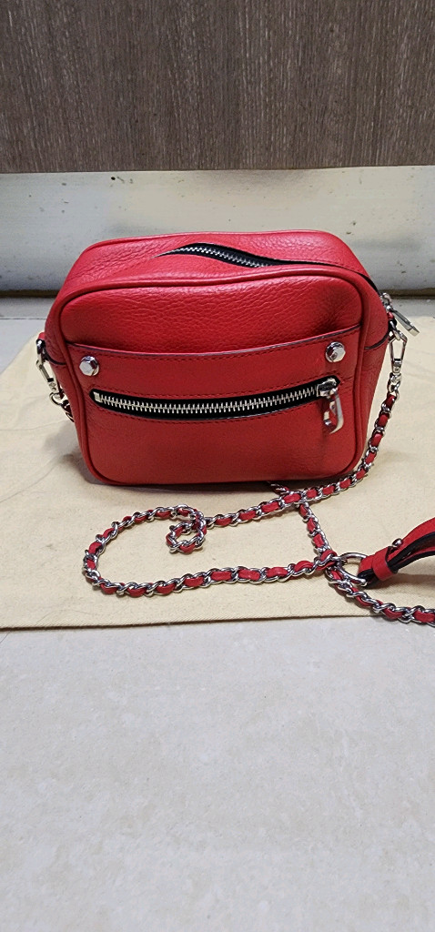 오야니 미니 체인크로스백/ 반달 호보백--6