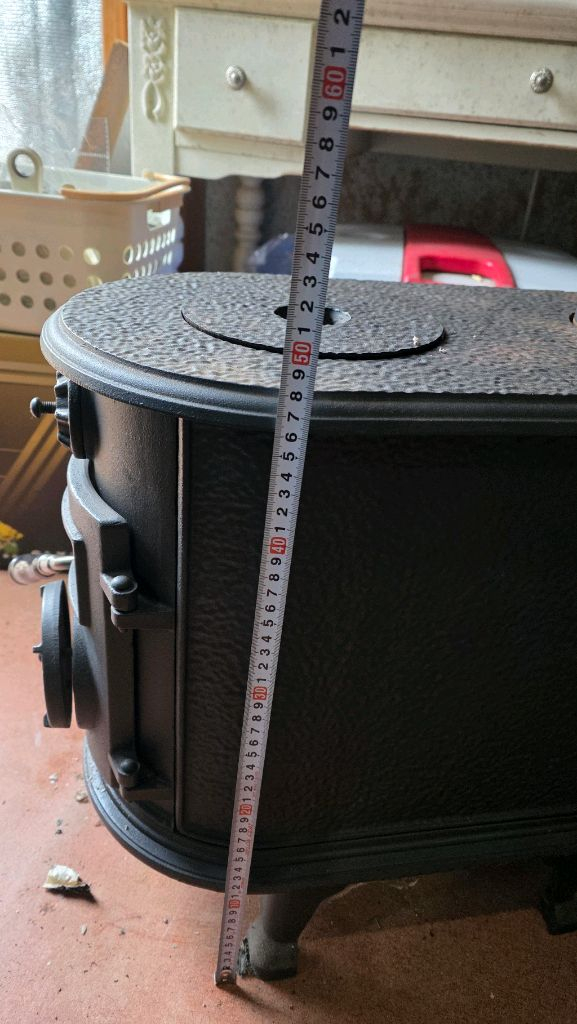 혼마 일제 주물난로 화목난로 이미지