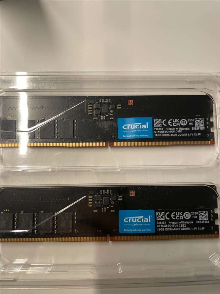 Crucial DDR5 32GB(16gb x 2) 5600Mhz 이미지