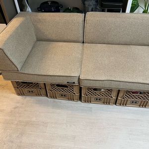 하이브로우 밀크소파 베이직+코너+밀크박스8개